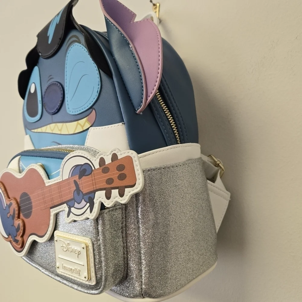 Loungefly Stitch Elvis Guitar Disney Backpack
